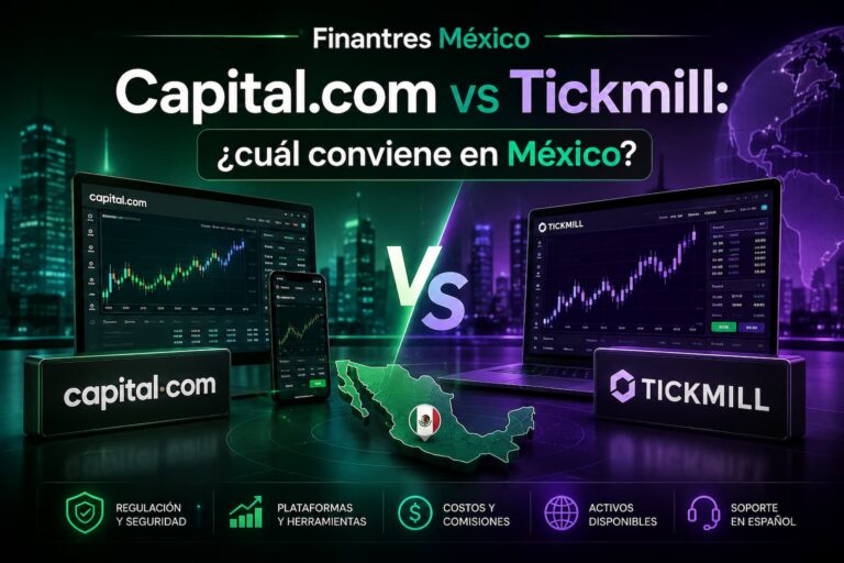 Capital.com vs Tickmill cuál conviene en México