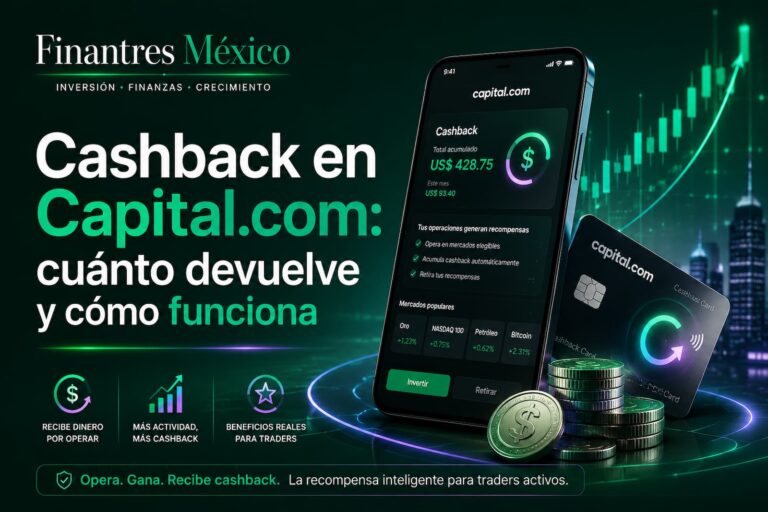 Cashback en Capital.com cuánto devuelve y cómo funciona