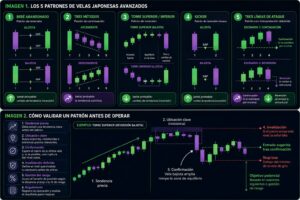 Cinco patrones de velas japonesas avanzados que todo trader debe conocer
