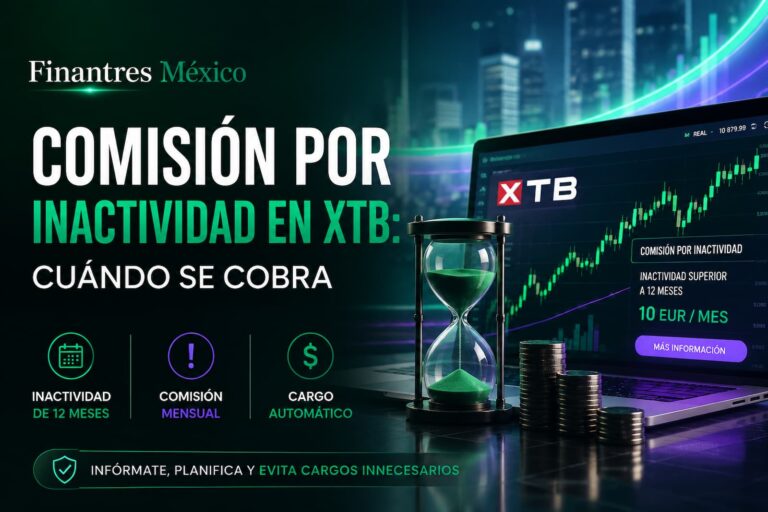 Comisión por inactividad en XTB cuándo se cobra