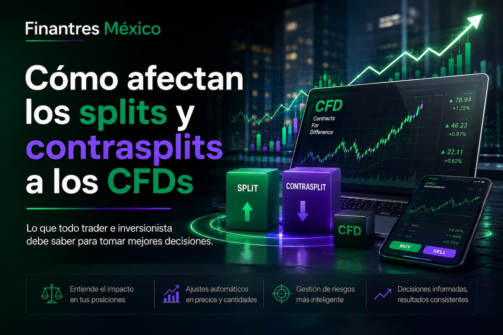Cómo afectan los splits y contrasplits a los CFDs ()