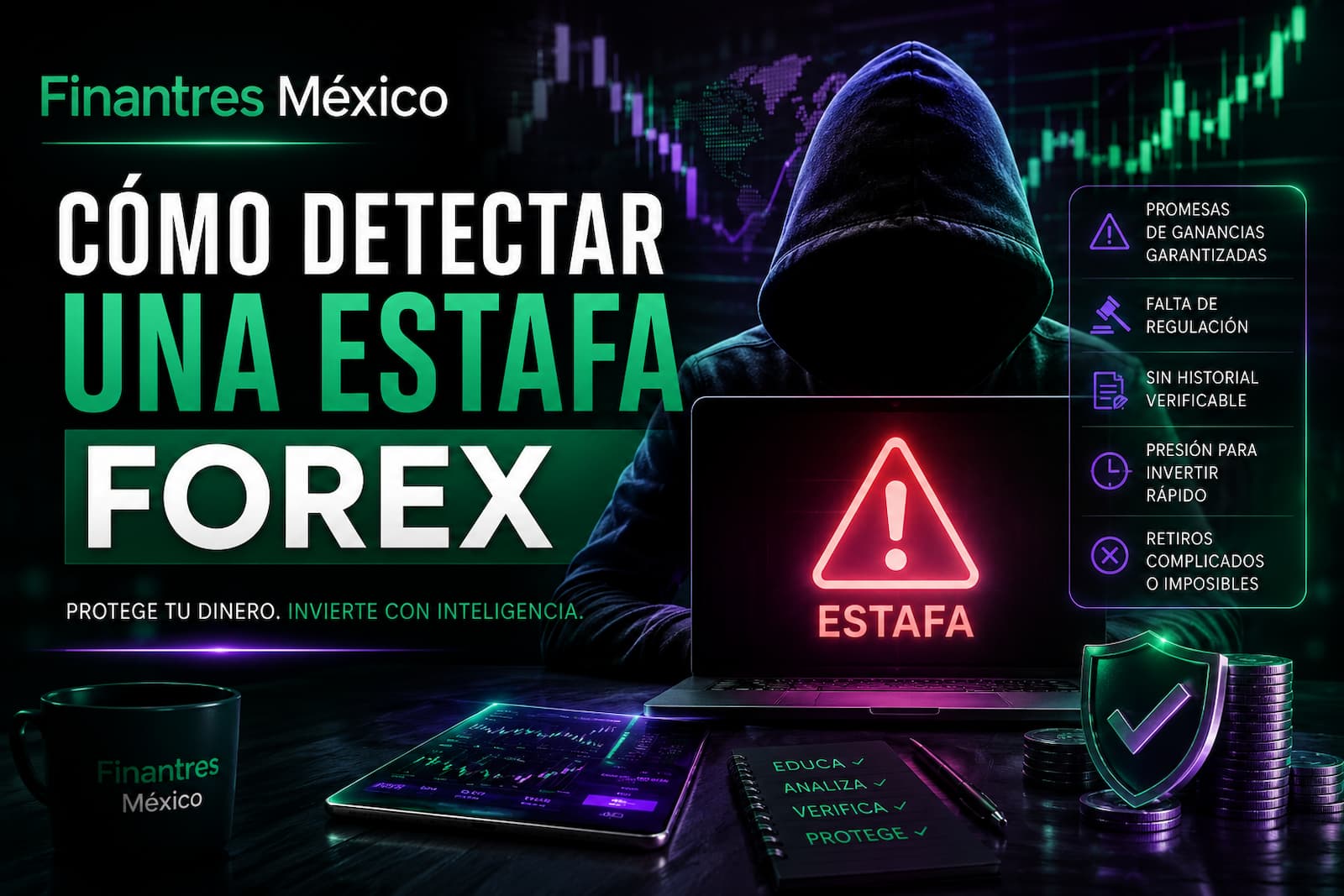 Cómo detectar una estafa forex