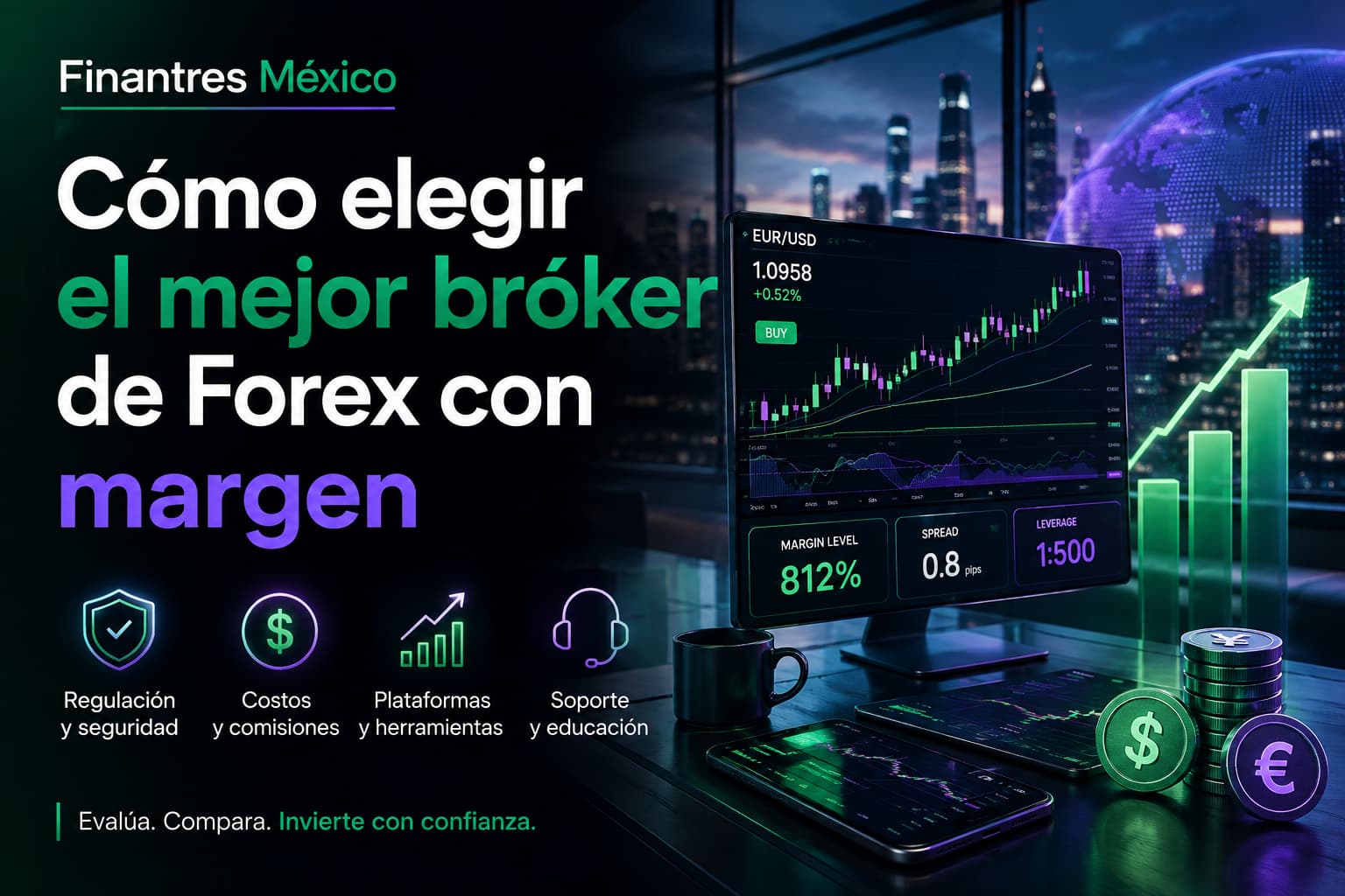 Cómo elegir el mejor bróker de Forex con margen