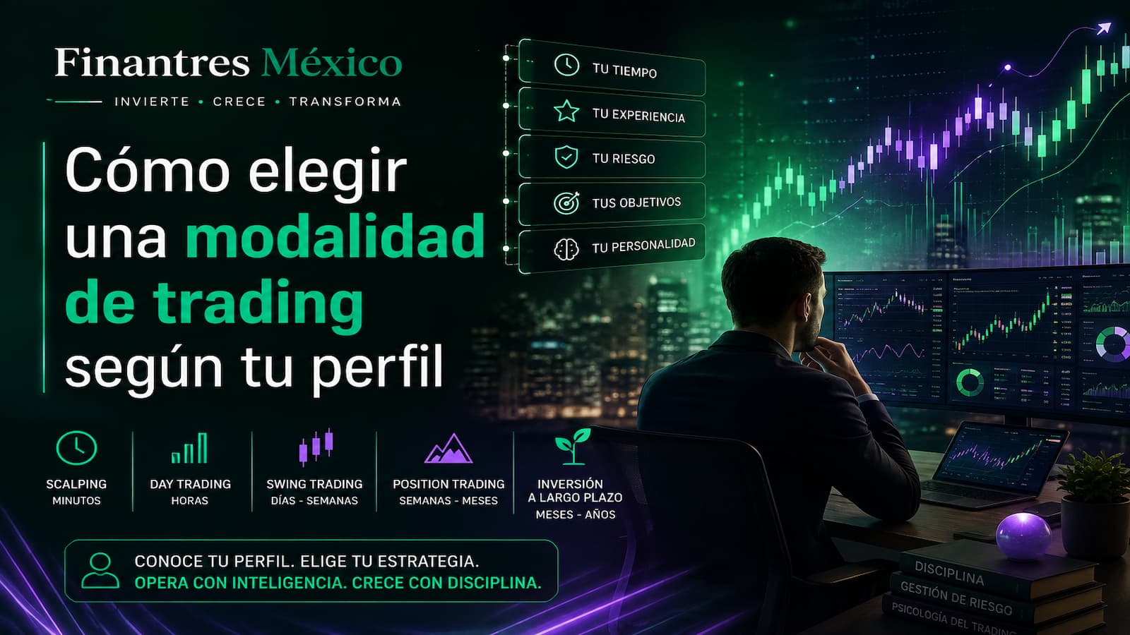 Cómo elegir una modalidad de trading según tu perfil
