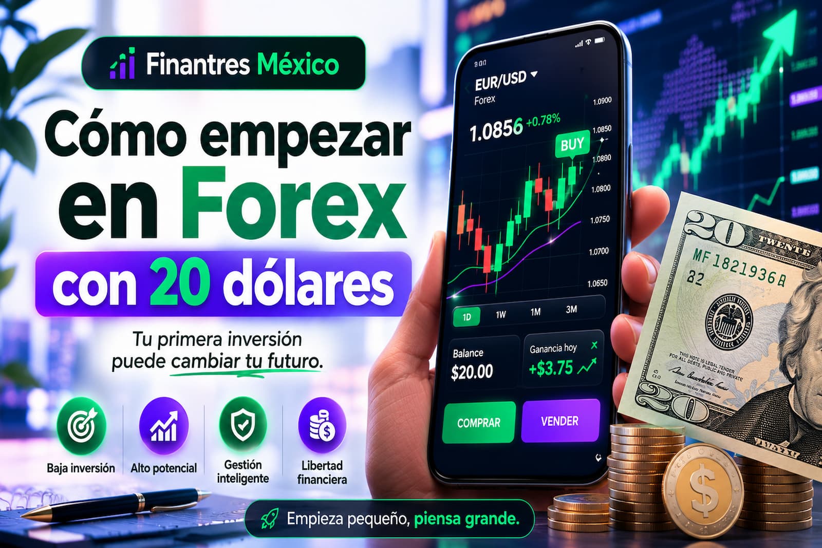 Cómo empezar en forex con dólares