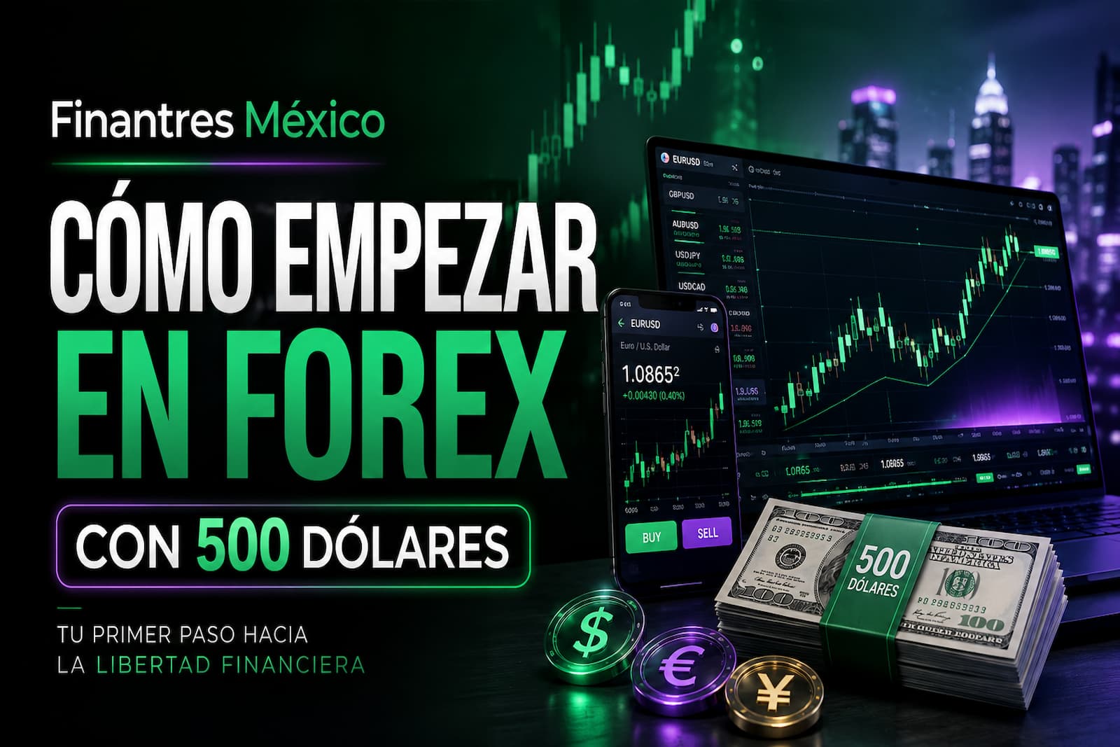 Cómo empezar en forex con dólares