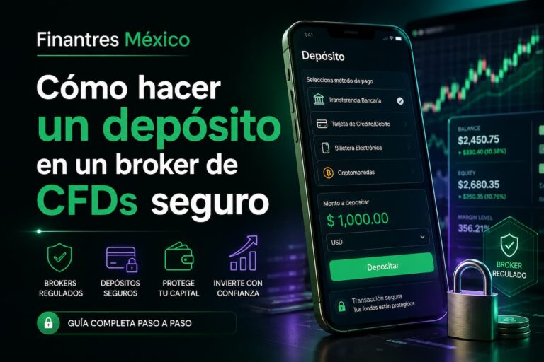 Cómo hacer un depósito en un broker de CFDs seguro