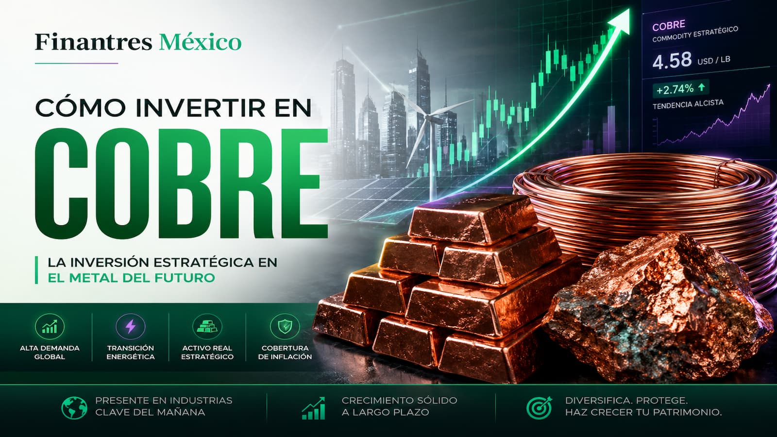 Cómo invertir en Cobre