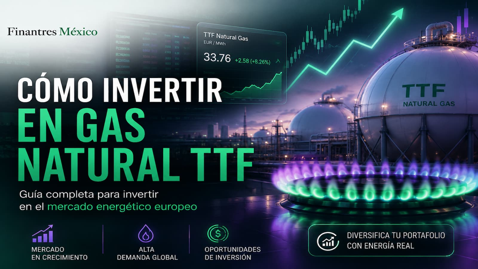 Cómo invertir en Gas natural TTF