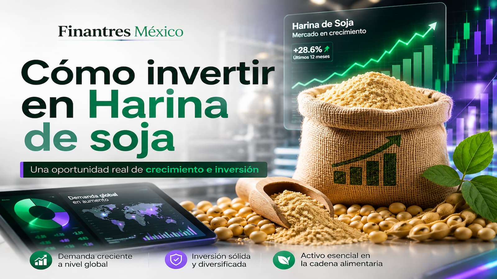 Cómo invertir en Harina de soja