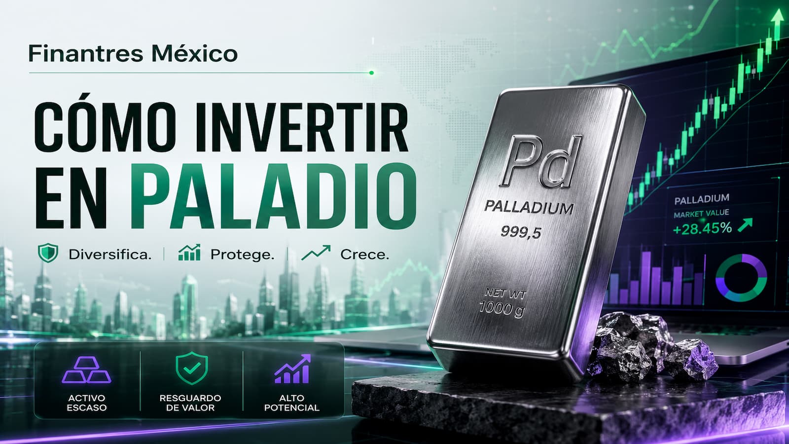 Cómo invertir en Paladio