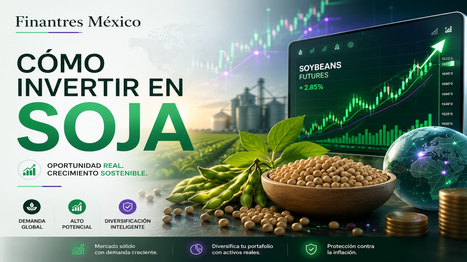 Cómo invertir en Soja