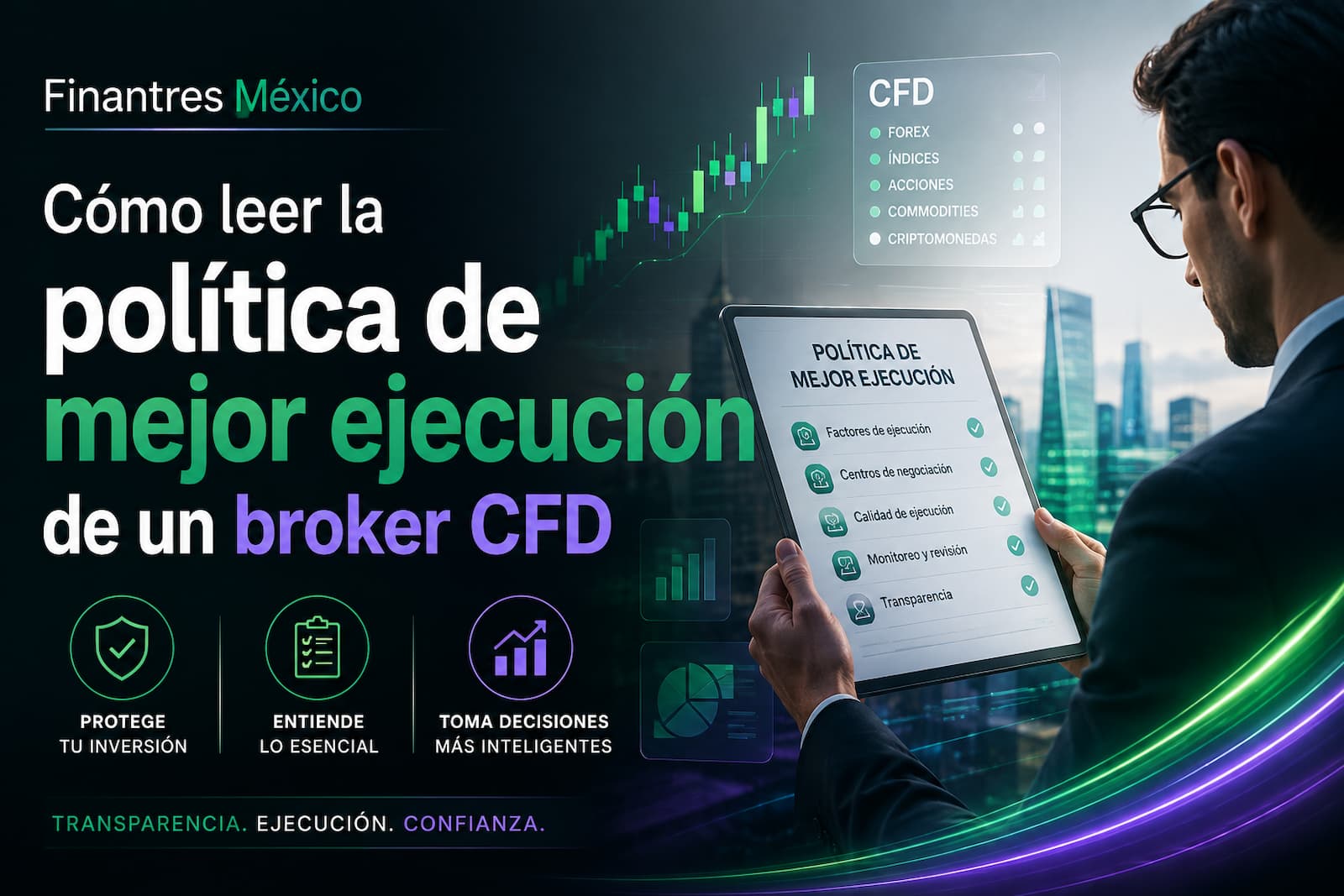 Cómo leer la política de mejor ejecución de un broker CFD