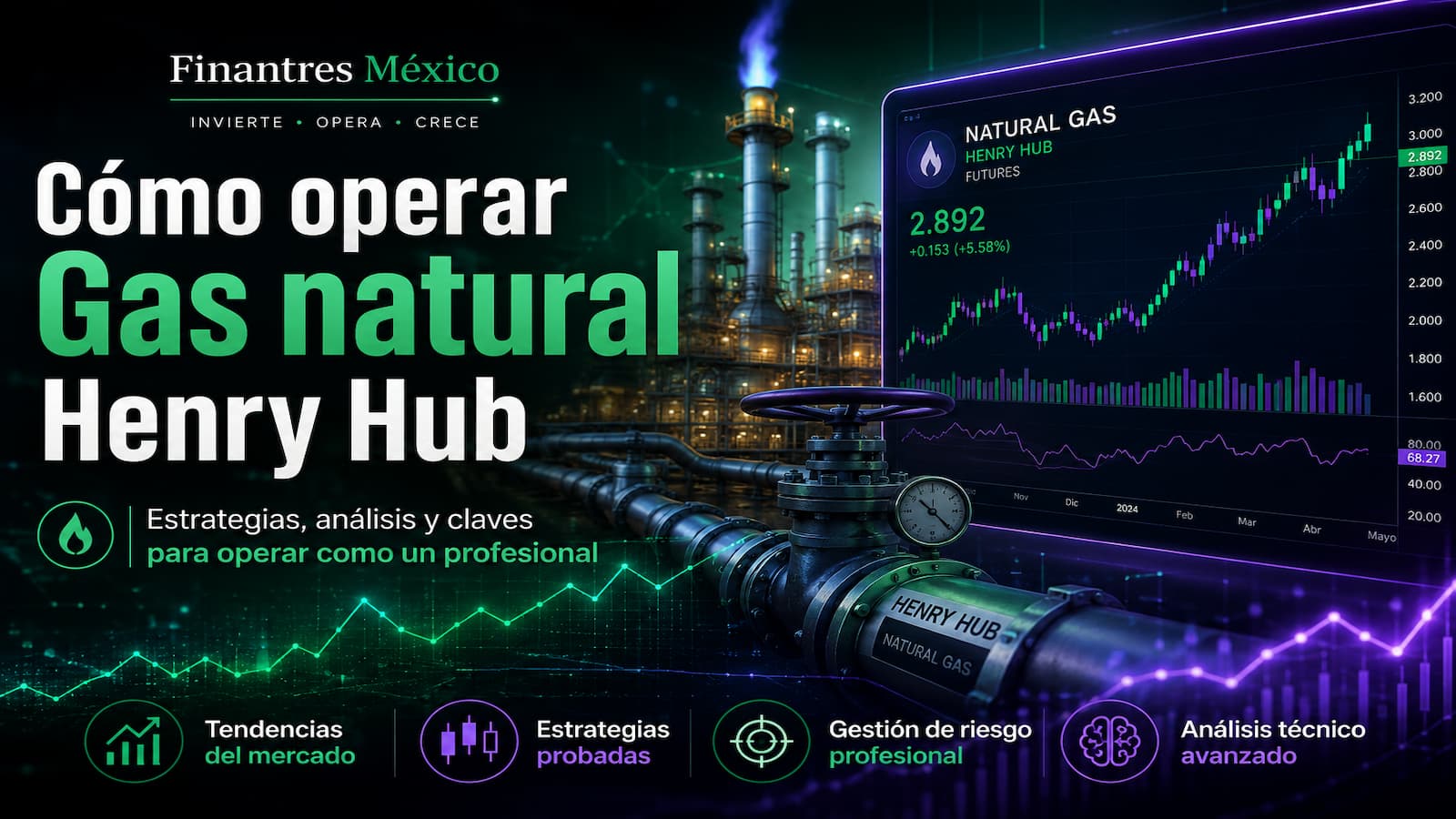 Cómo operar Gas natural Henry Hub