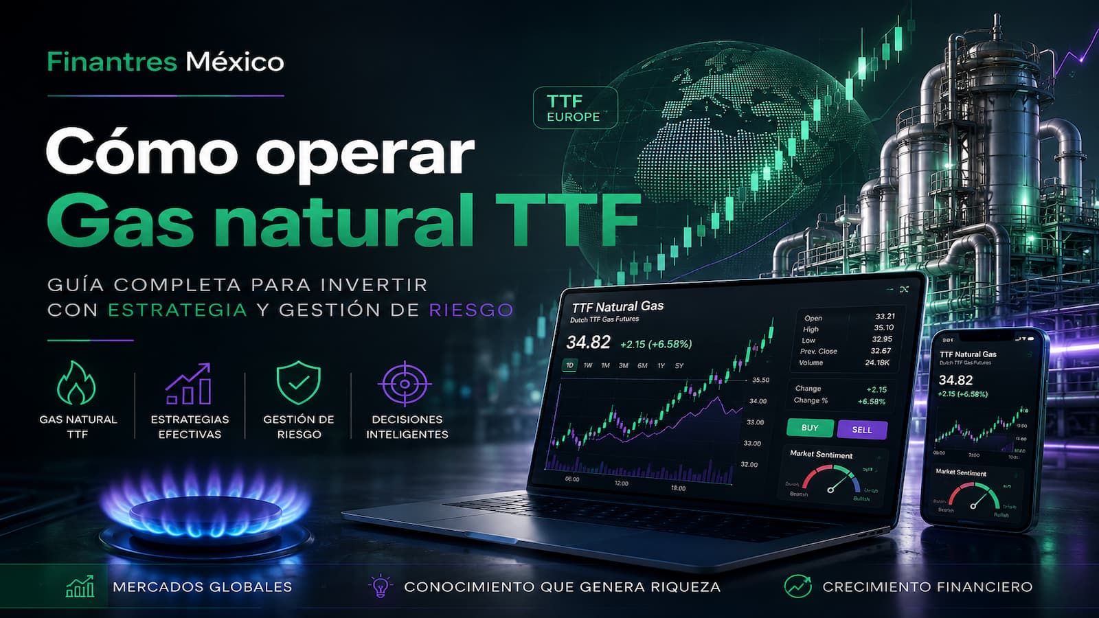 Cómo operar Gas natural TTF