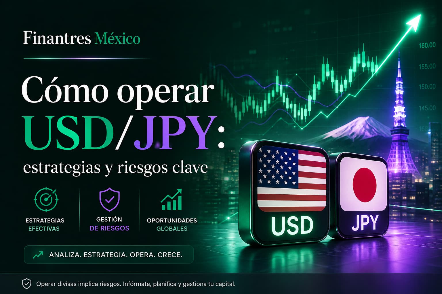 Cómo operar USD JPY estrategias y riesgos clave