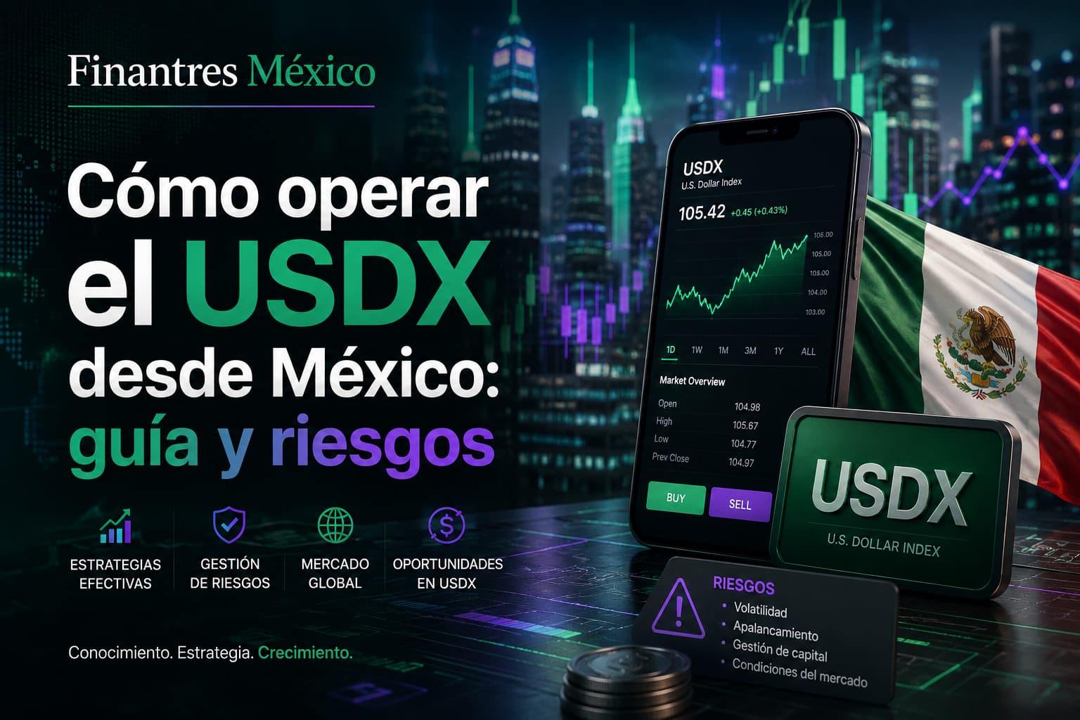 Cómo operar el USDX desde México guía y riesgos
