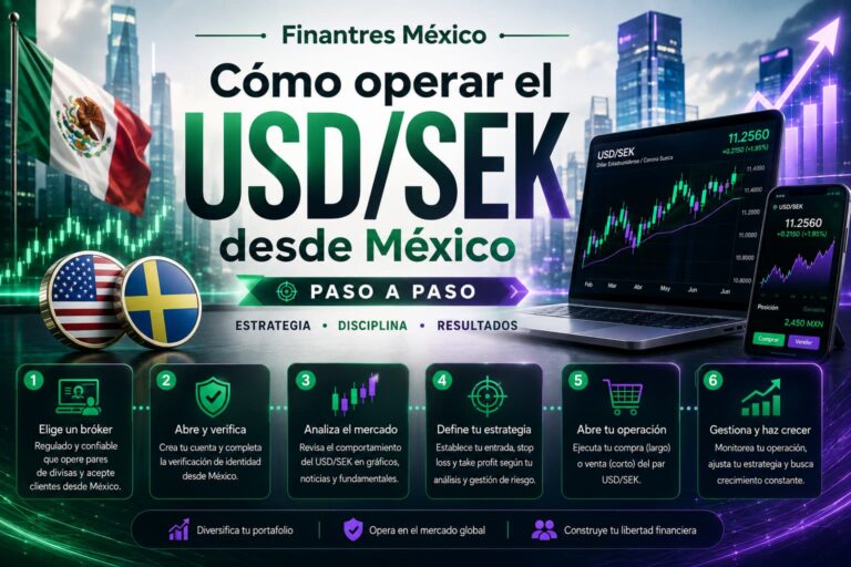 Cómo operar el USD SEK desde México paso a paso