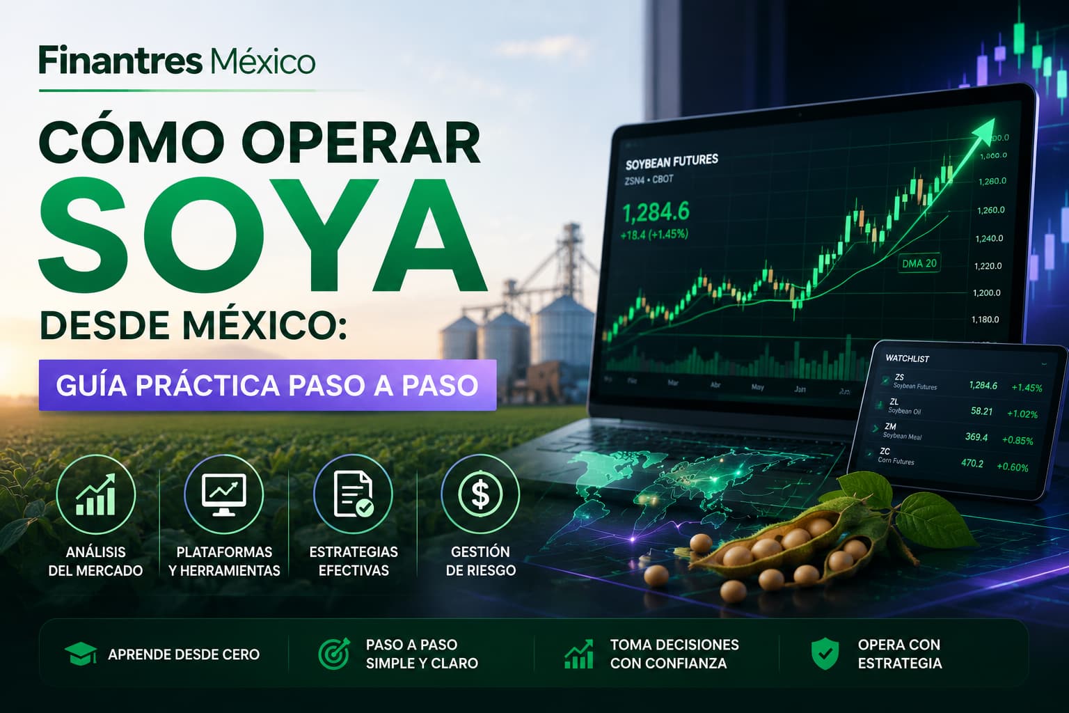 Cómo operar soya desde México guía práctica paso a paso