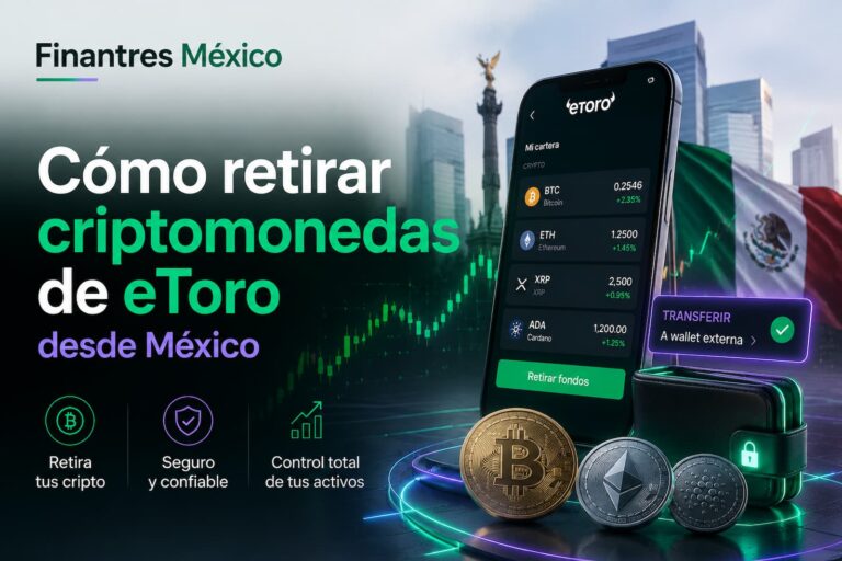 Cómo retirar criptomonedas de eToro desde México