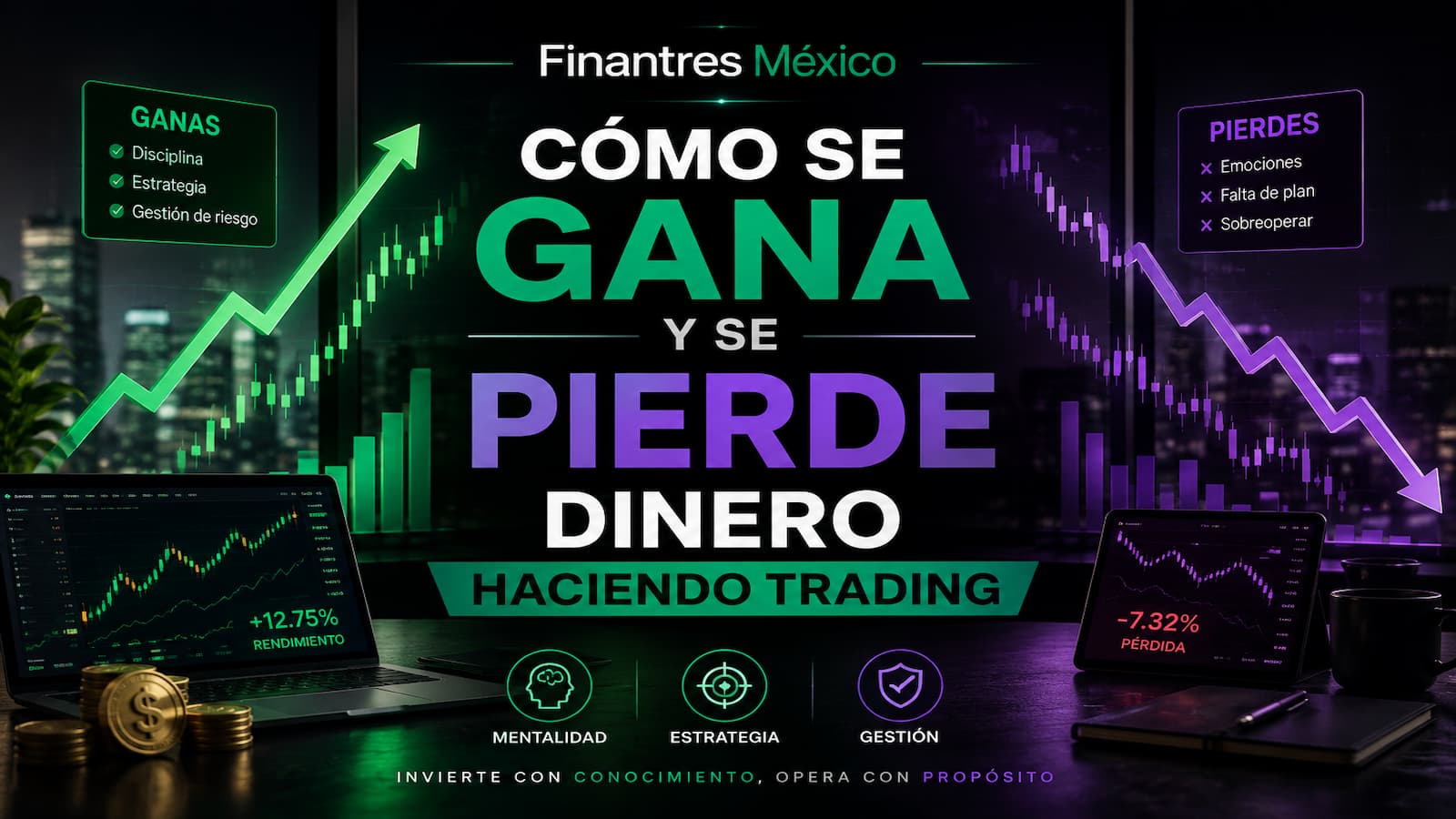Cómo se gana y se pierde dinero haciendo trading