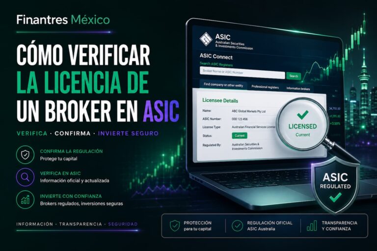 Cómo verificar la licencia de un broker en ASIC