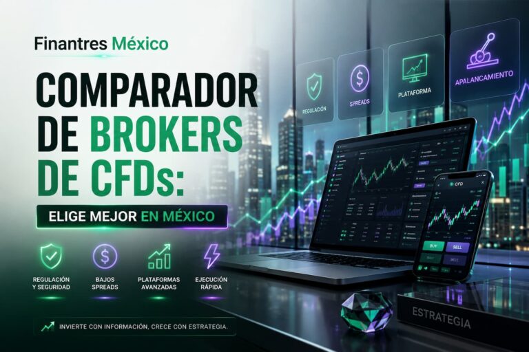 Comparador de brokers de CFDs elige mejor en México