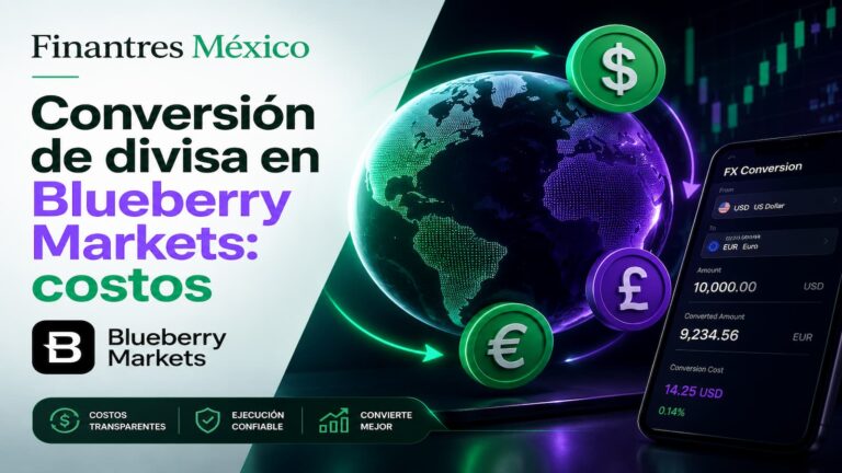 Conversión de divisa Blueberry Markets costos