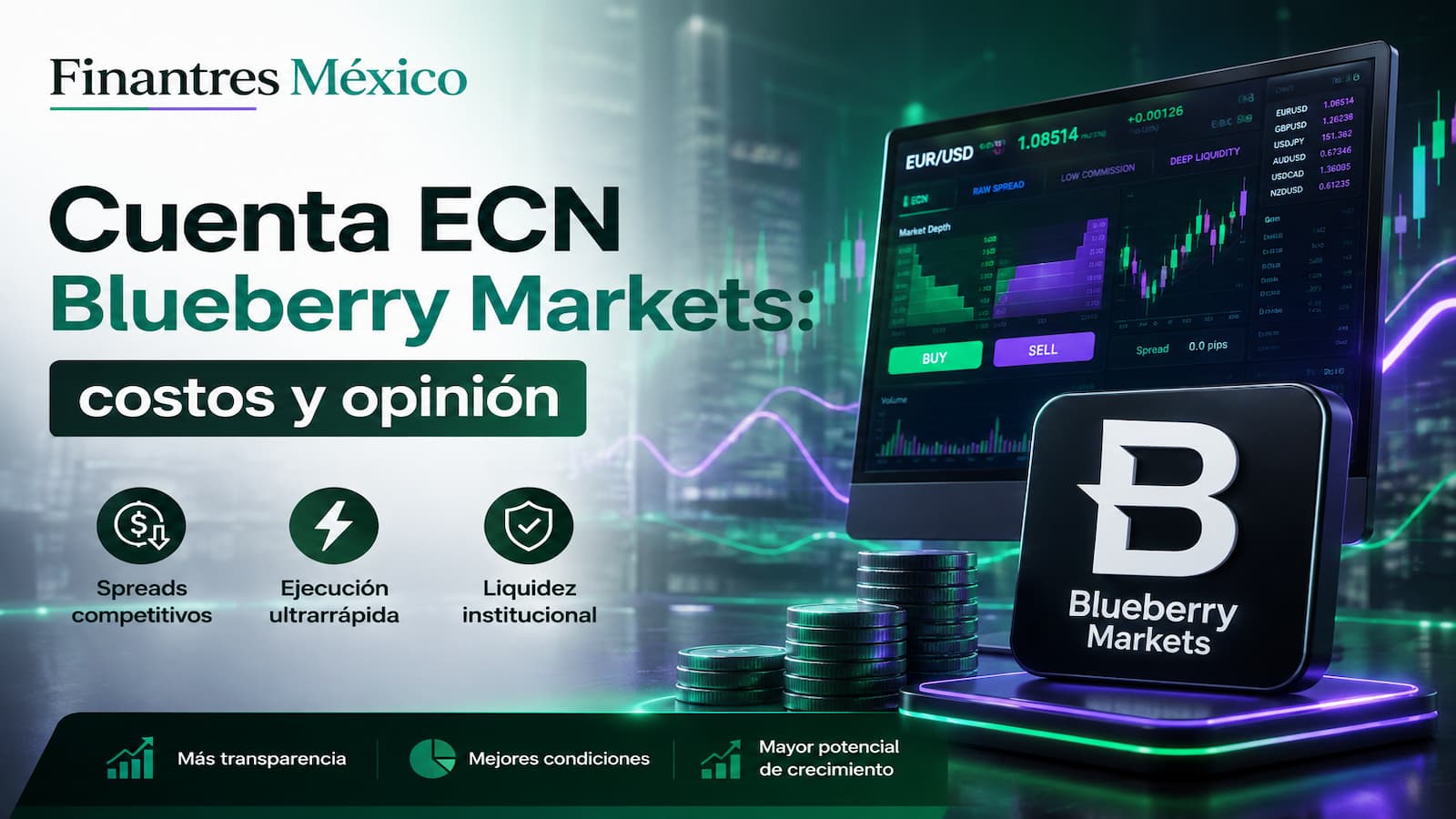 Cuenta ECN Blueberry Markets opinión