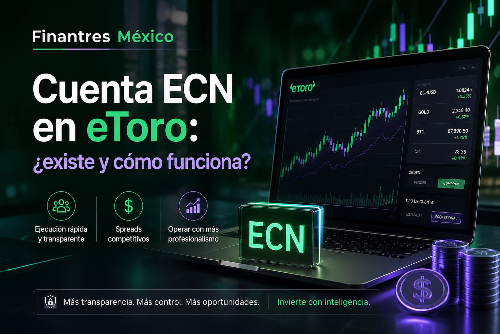Cuenta ECN en eToro ¿existe y cómo funciona