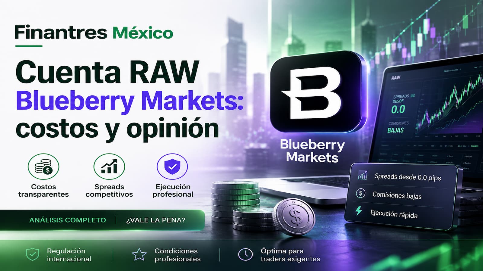 Cuenta RAW Blueberry Markets opinión