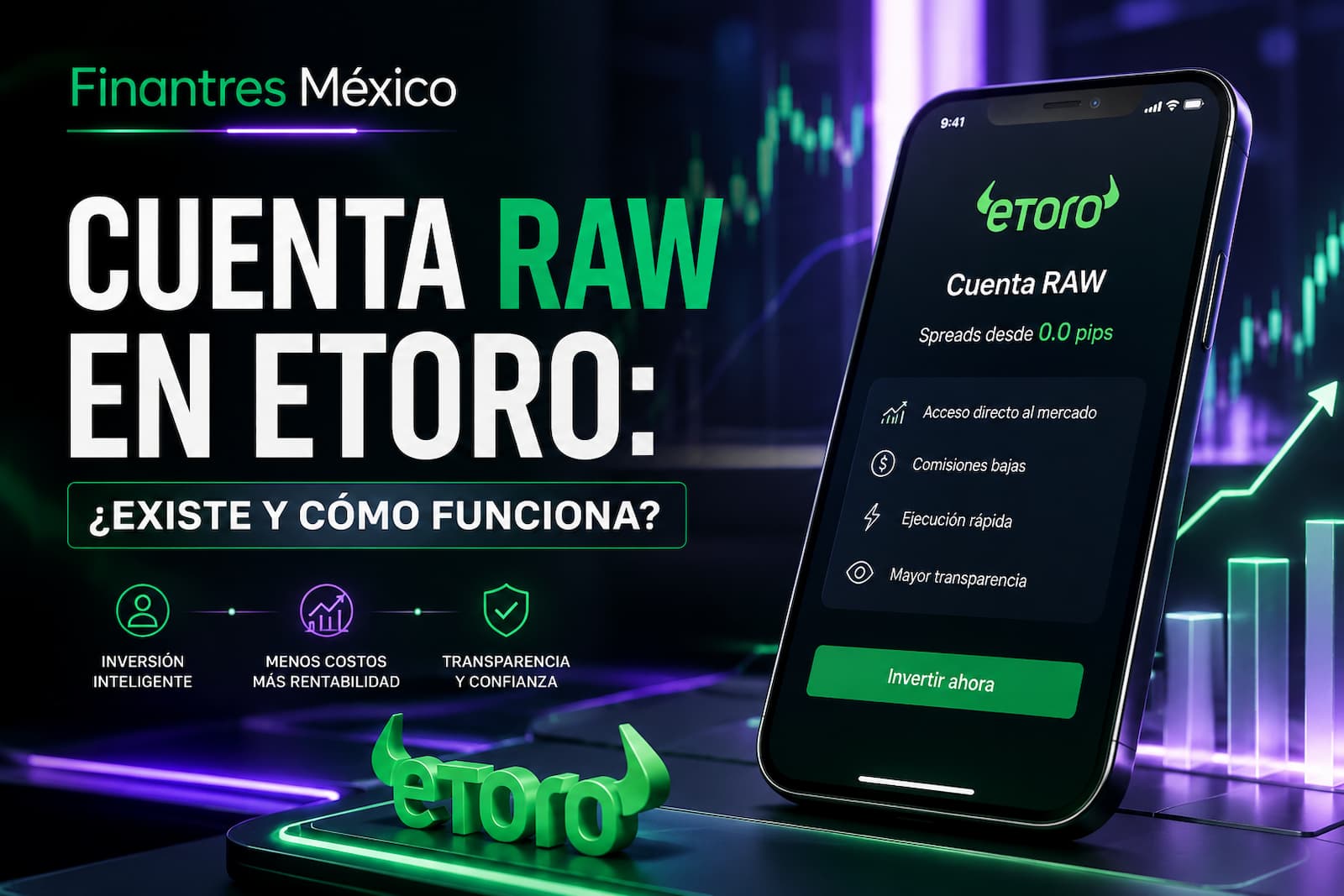 Cuenta RAW en eToro ¿existe y cómo funciona