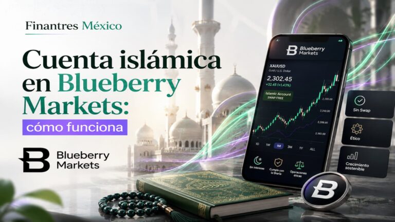 Cuenta islámica Blueberry Markets cómo funciona