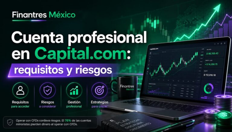 Cuenta profesional en Capital.com requisitos y riesgos