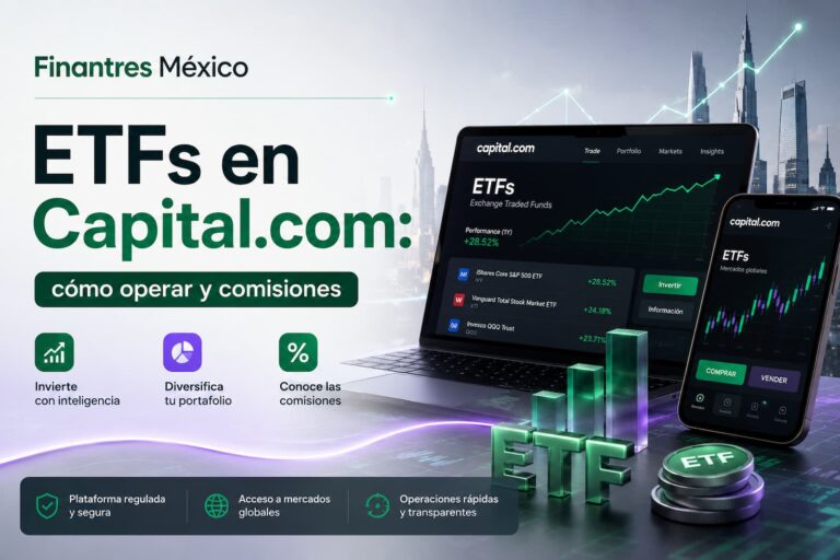 ETFs en Capital.com cómo operar y comisiones