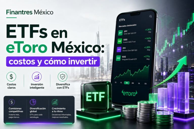 ETFs en eToro México costos y cómo invertir