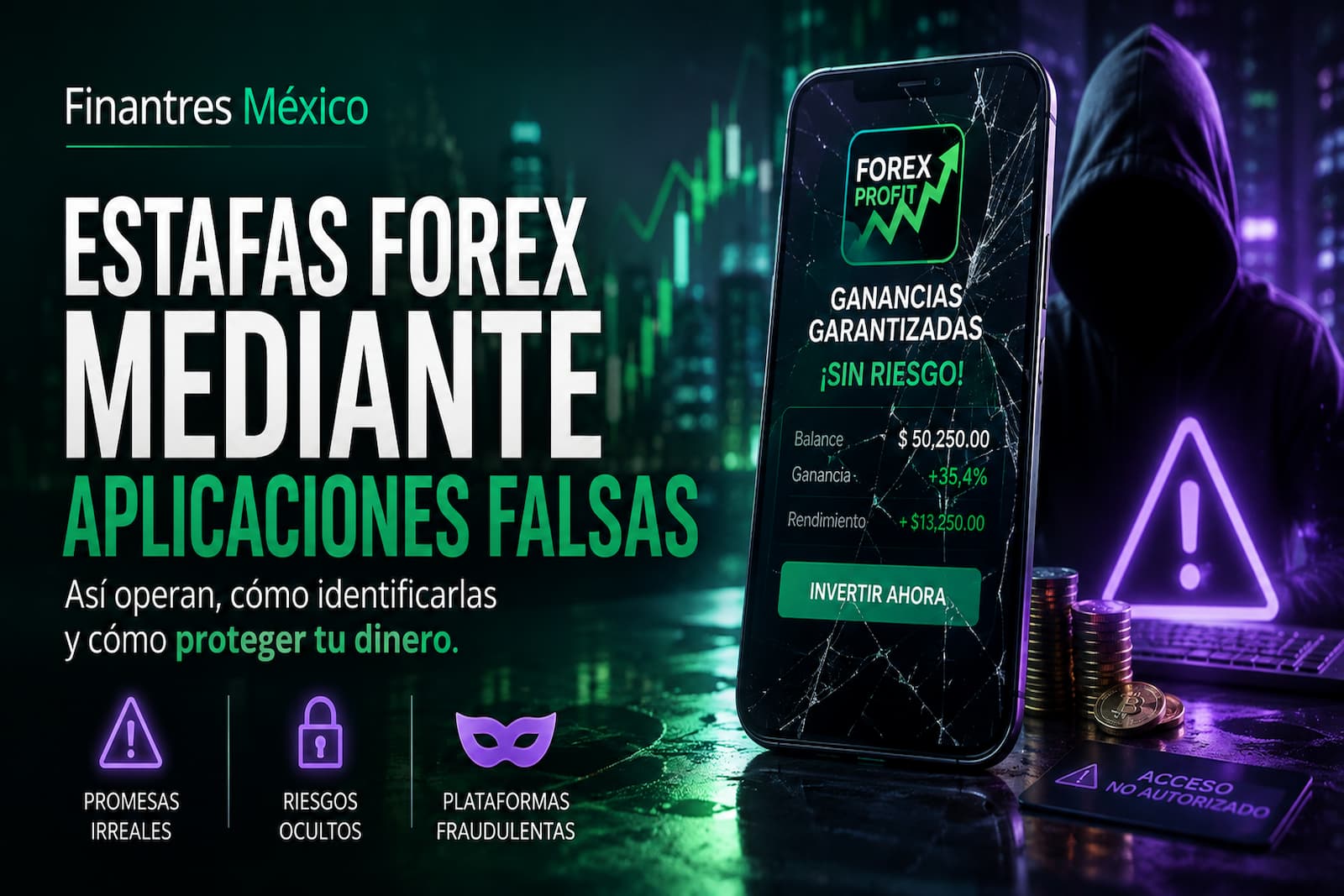 Estafas forex mediante aplicaciones falsas