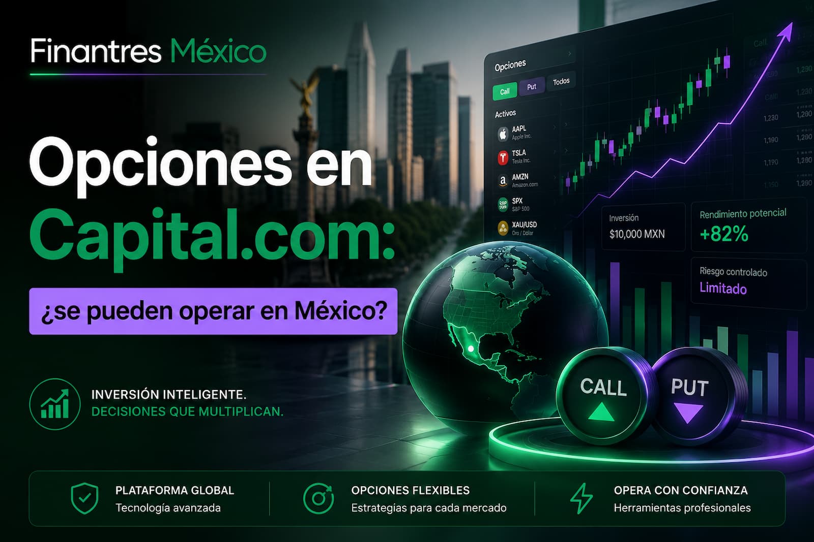 Futuros en Capital.com cómo operar desde México