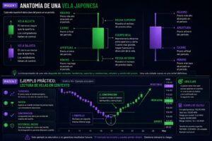 Gráficos de velas japonesas cómo interpretarlos