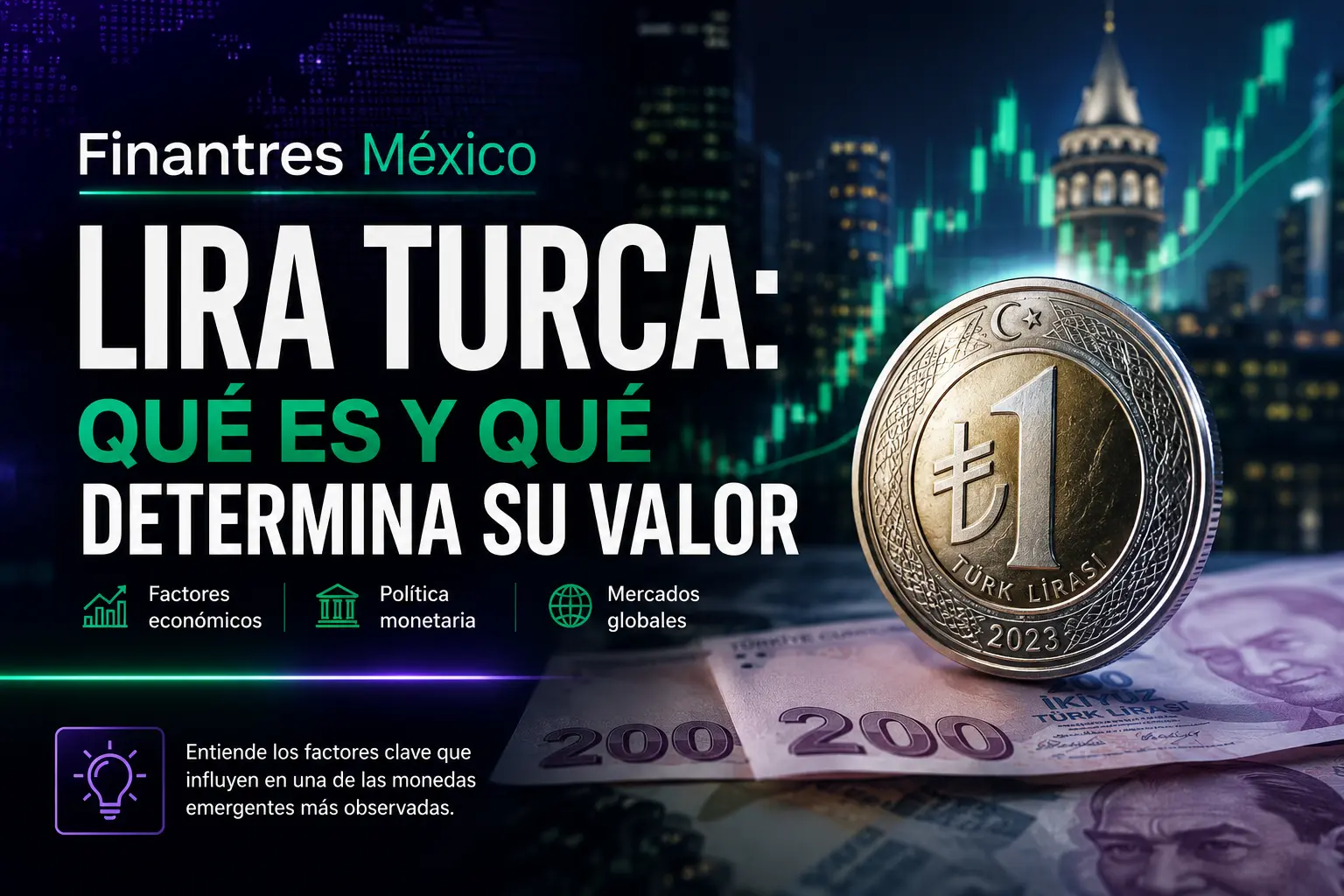 Lira turca qué es y qué determina su valor