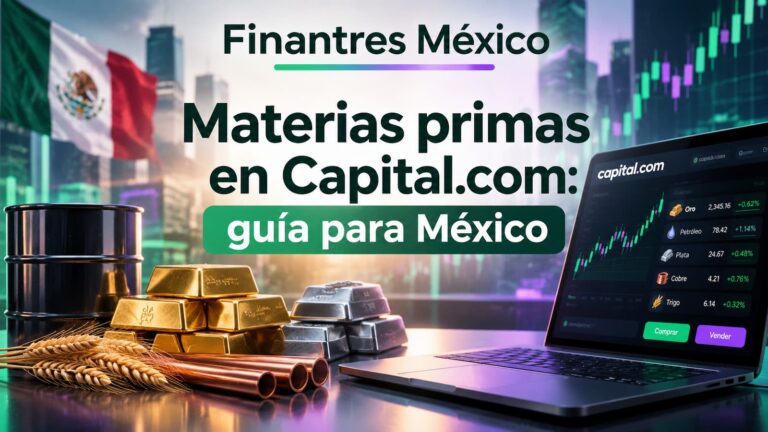 Materias primas en Capital.com guía para México