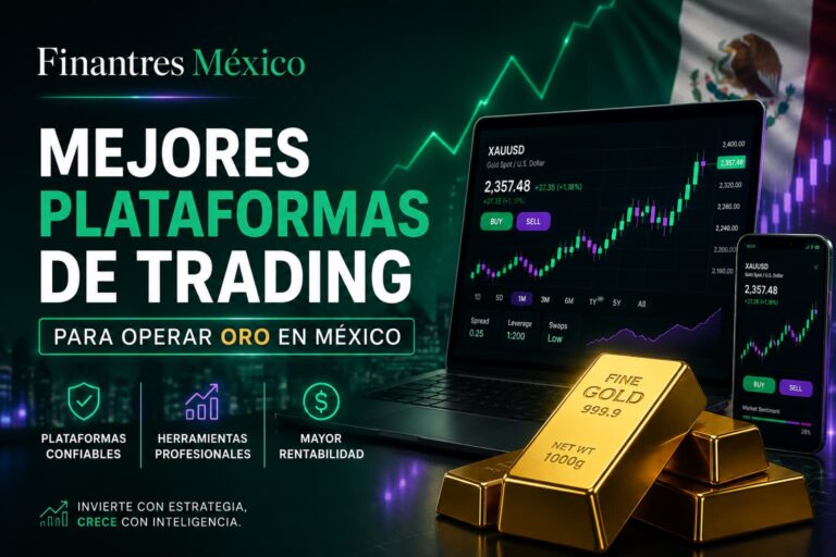 Mejores plataformas de trading para operar oro en México