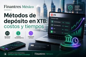 Métodos de depósito en XTB costos y tiempos