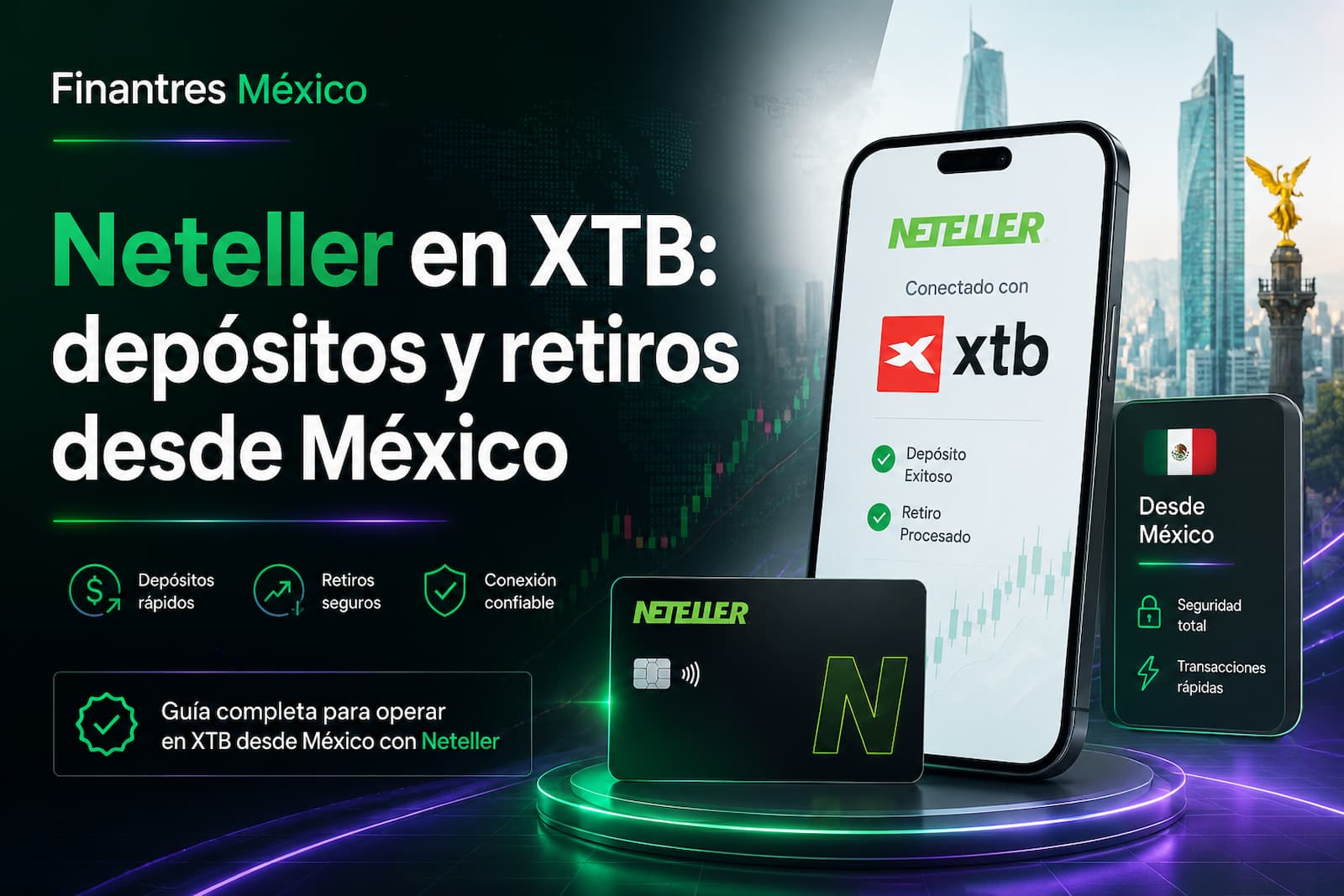 Neteller en XTB depósitos y retiros desde México
