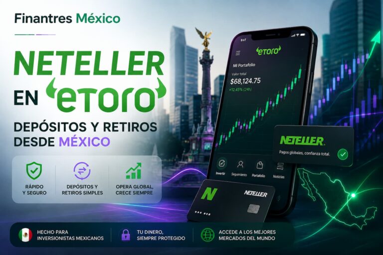 Neteller en eToro depósitos y retiros desde México