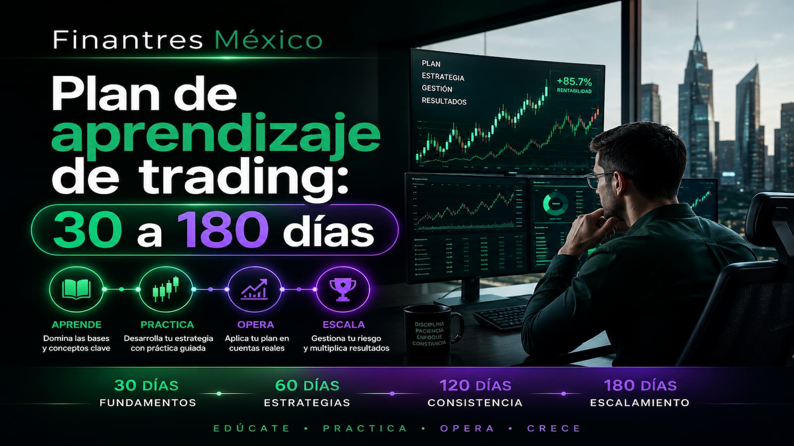 Plan de aprendizaje de trading a días