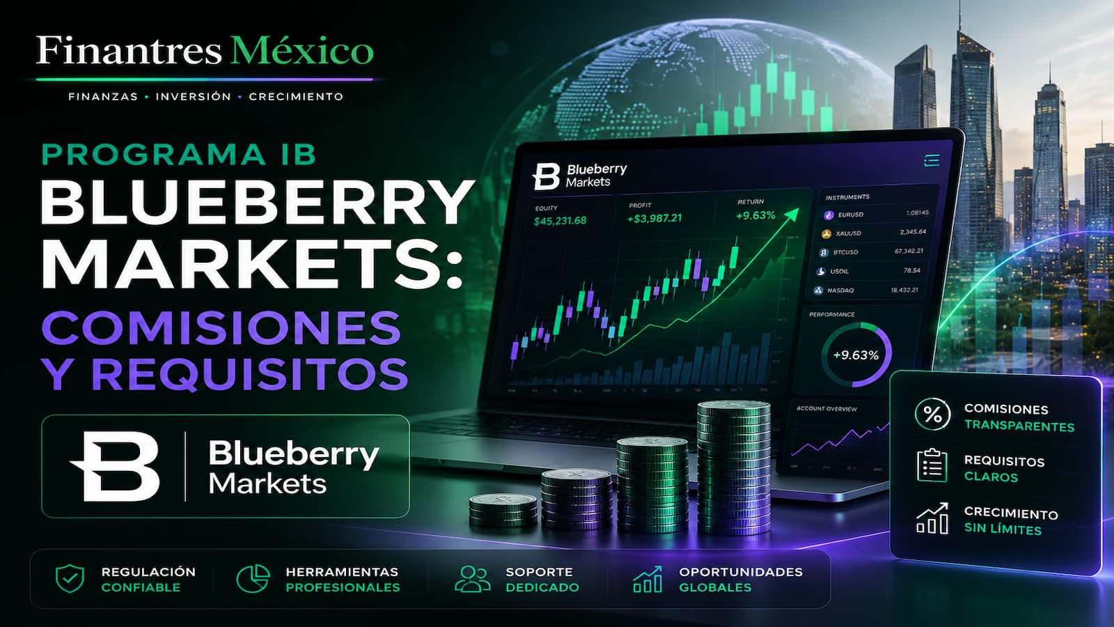 Programa IB Blueberry Markets requisitos