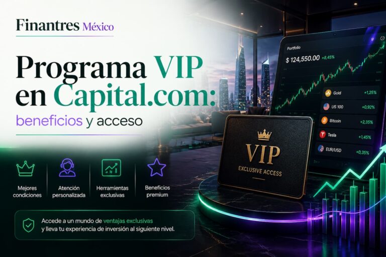 Programa VIP en Capital.com beneficios y acceso