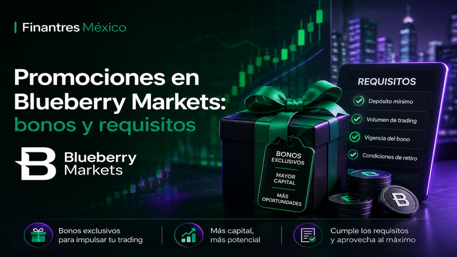 Promociones en Blueberry Markets requisitos