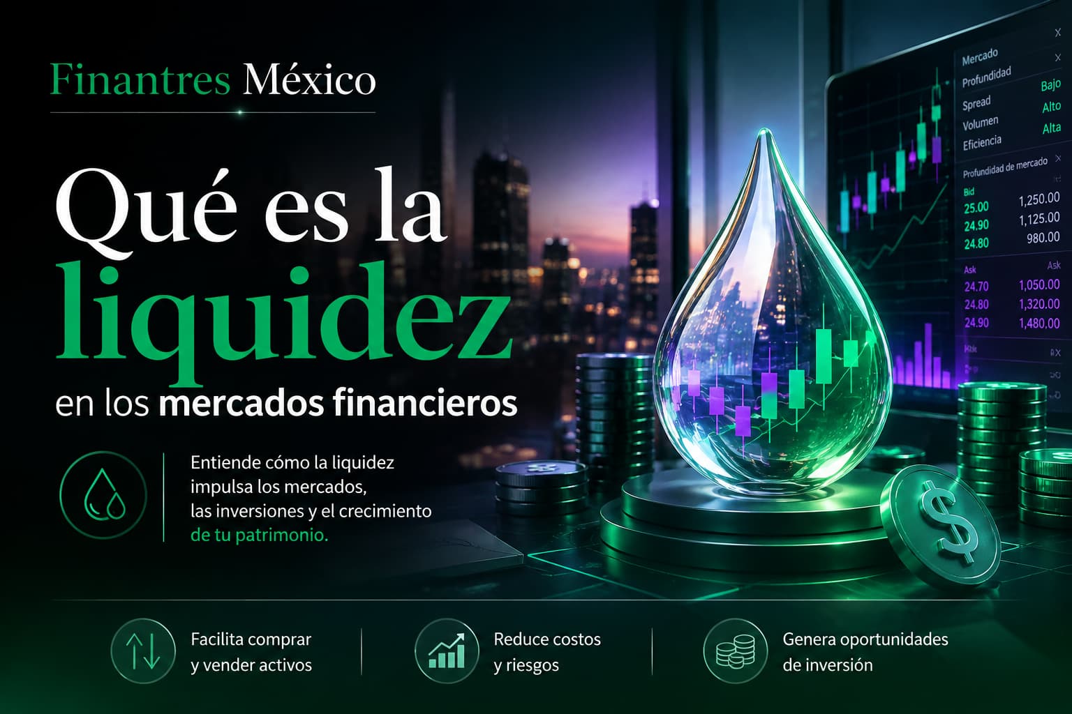 Qué es la liquidez en los mercados financieros